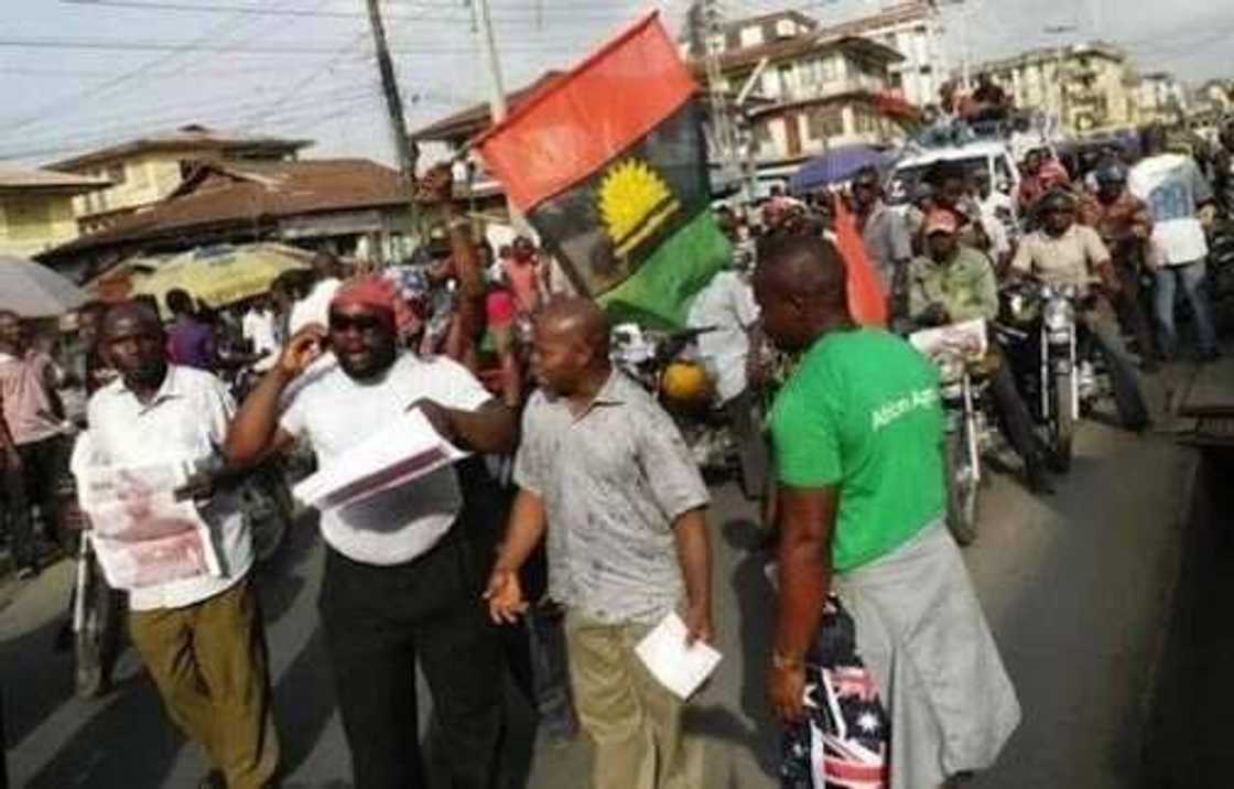 Protest In Rivers, Delta Over Detention Of Radio Biafra Boss Protest In Rivers, Delta Over Detention Of Radio Biafra Boss
