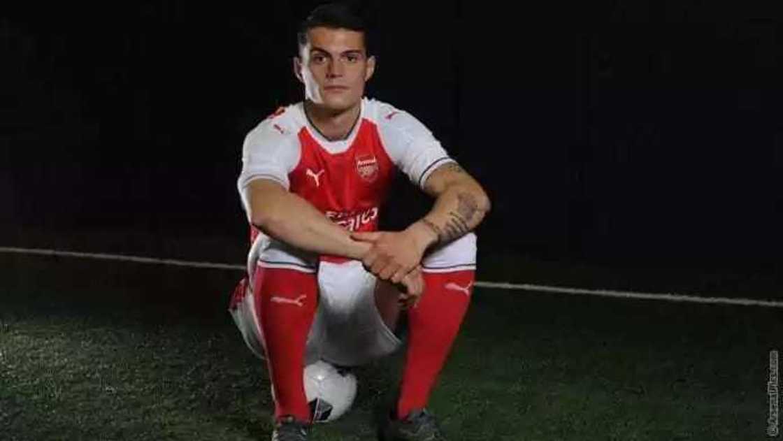 Kocin Arsenal ya yabi sabon dan wasan sa Xhaka Granit