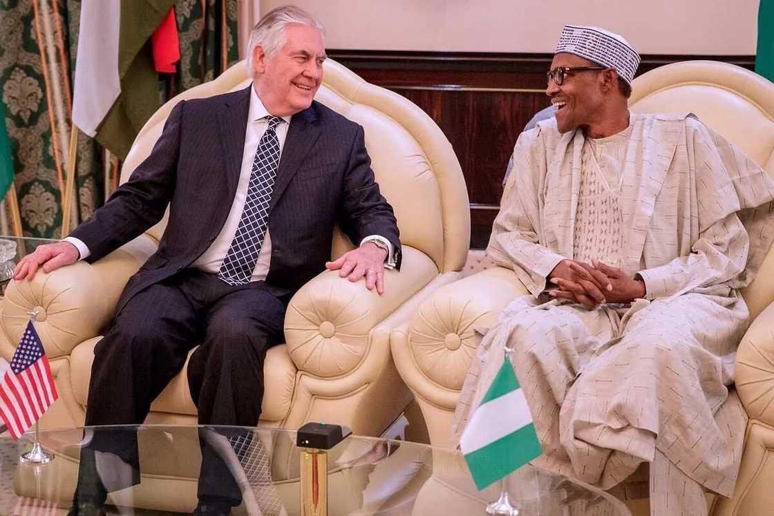 President Buhari meets US secretary of state in Aso Rock President Buhari meets US secretary of state in Aso Rock