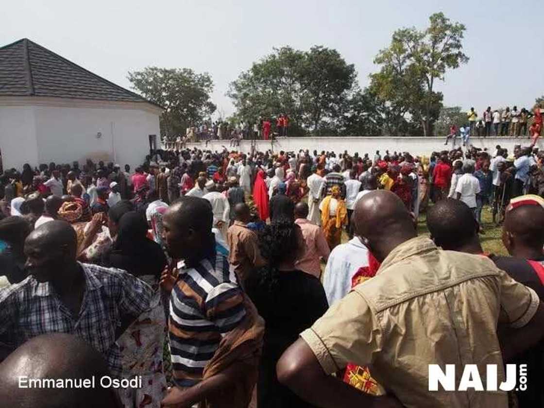 Photos, Video From Abubakar Audu's Burial In Kogi