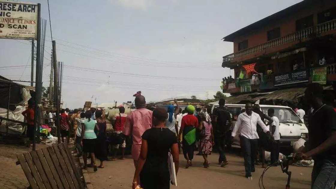 PHOTOS: Pro-Biafra Protesters Move To Aba