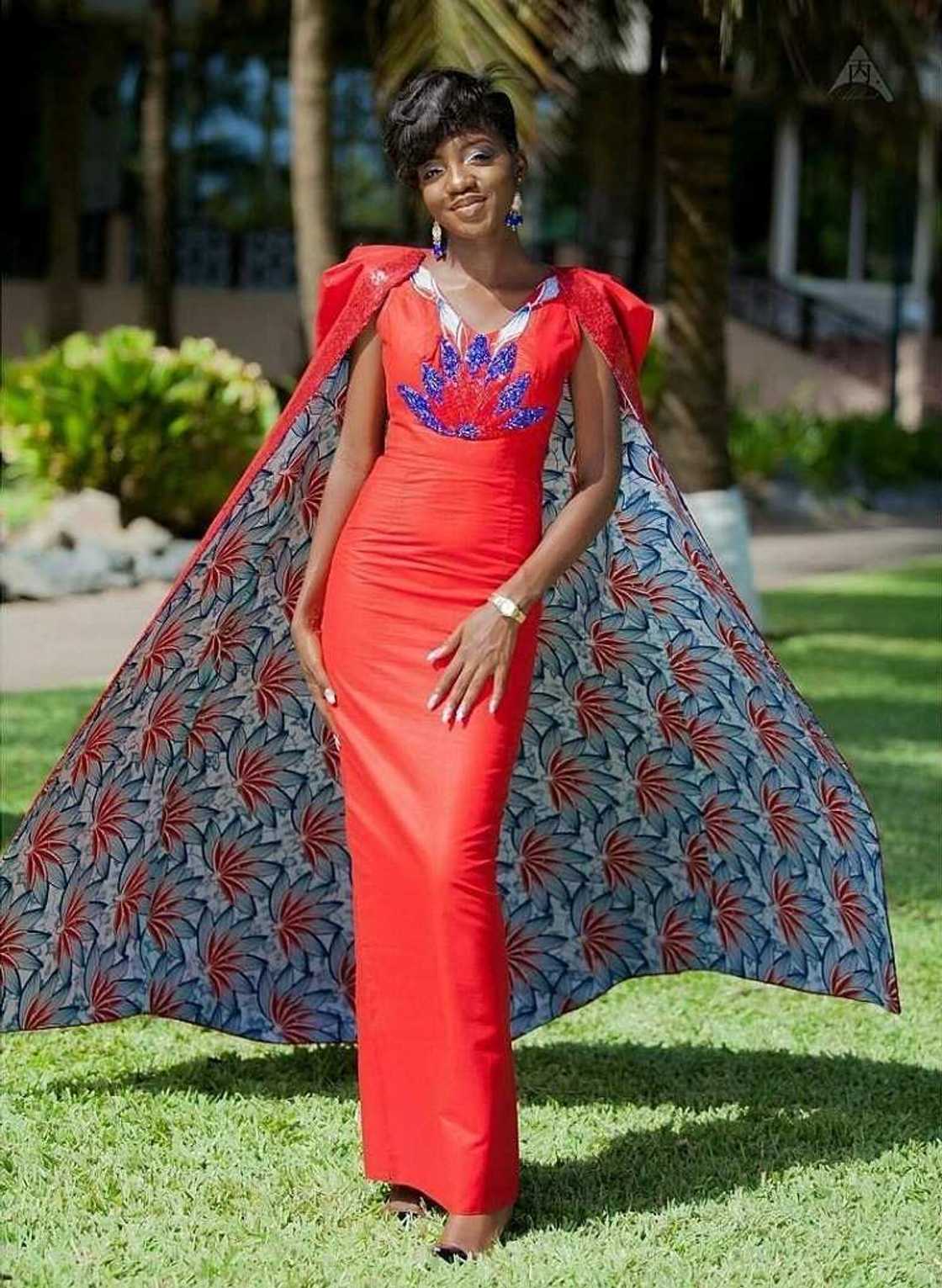 Ankara beaded evening gown Ankara beaded evening gown