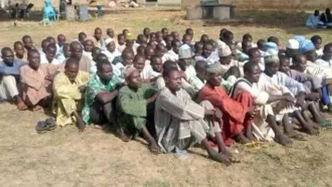 An yankewa matashi dan Boko Haram mai suna Sunday Abana shekaru 40 a gidan yari