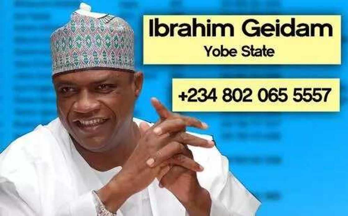 Phone numbers of serving governors in Nigeria published Phone numbers of serving governors in Nigeria published