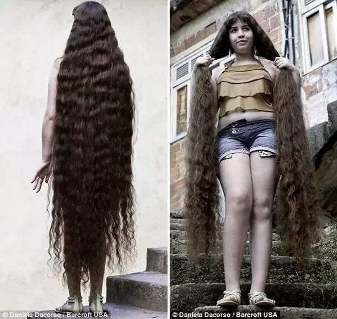 Longest hair in the world BEFORE