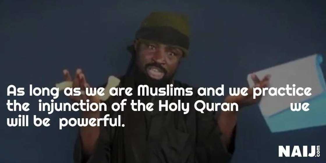 6 very cold threats Shekau made in his latest appearance 6 very cold threats Shekau made in his latest appearance