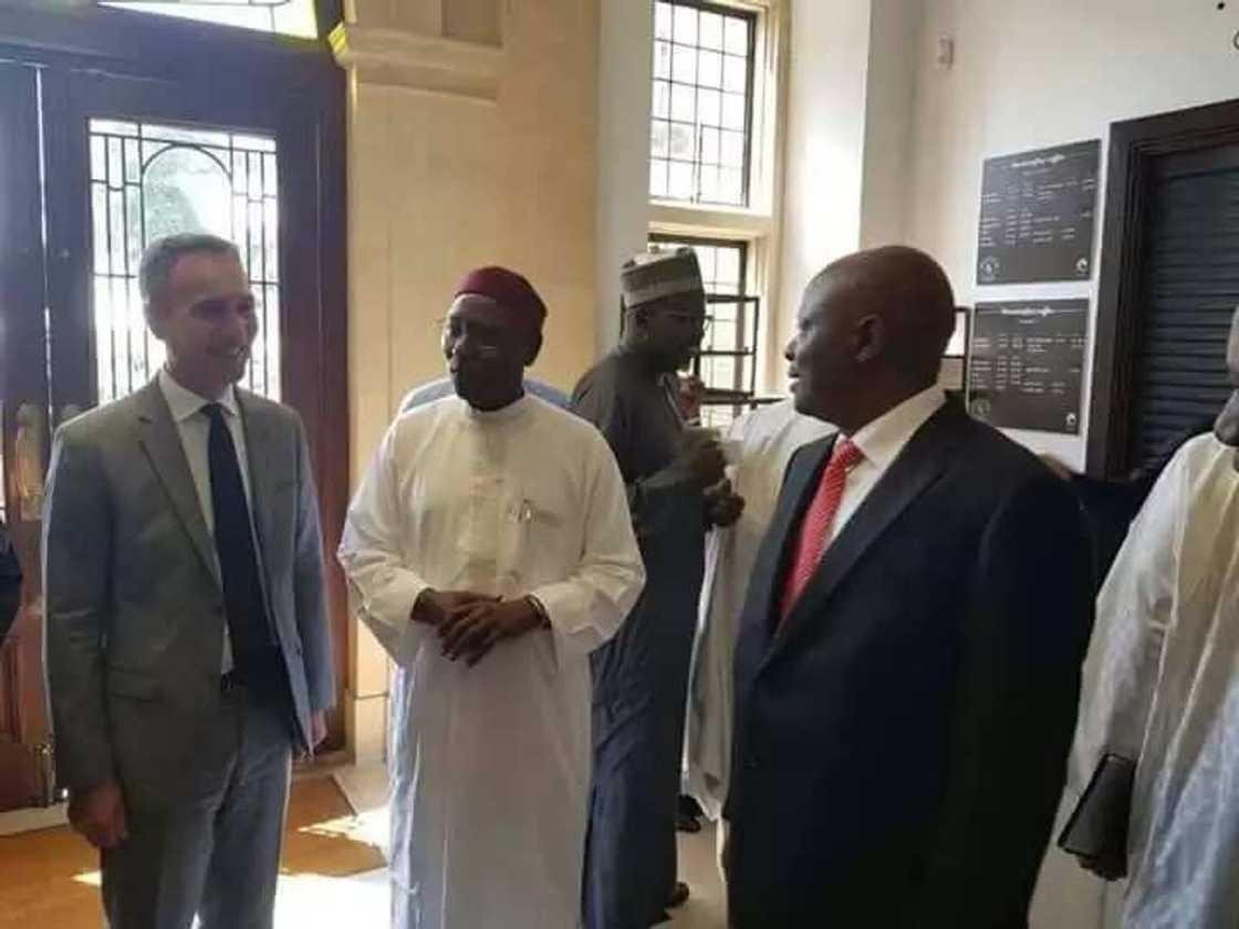 Kwankwaso ya yi ganawar sirri da mataimakin gwamnan jihar Kano a Landan (hotuna)