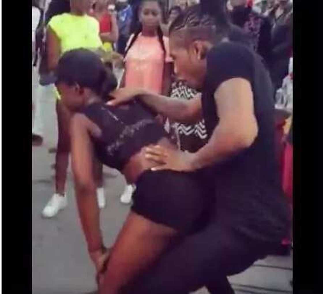 See what two men did to a lady in public (photos, video) See what two men did to a lady in public (photos, video)