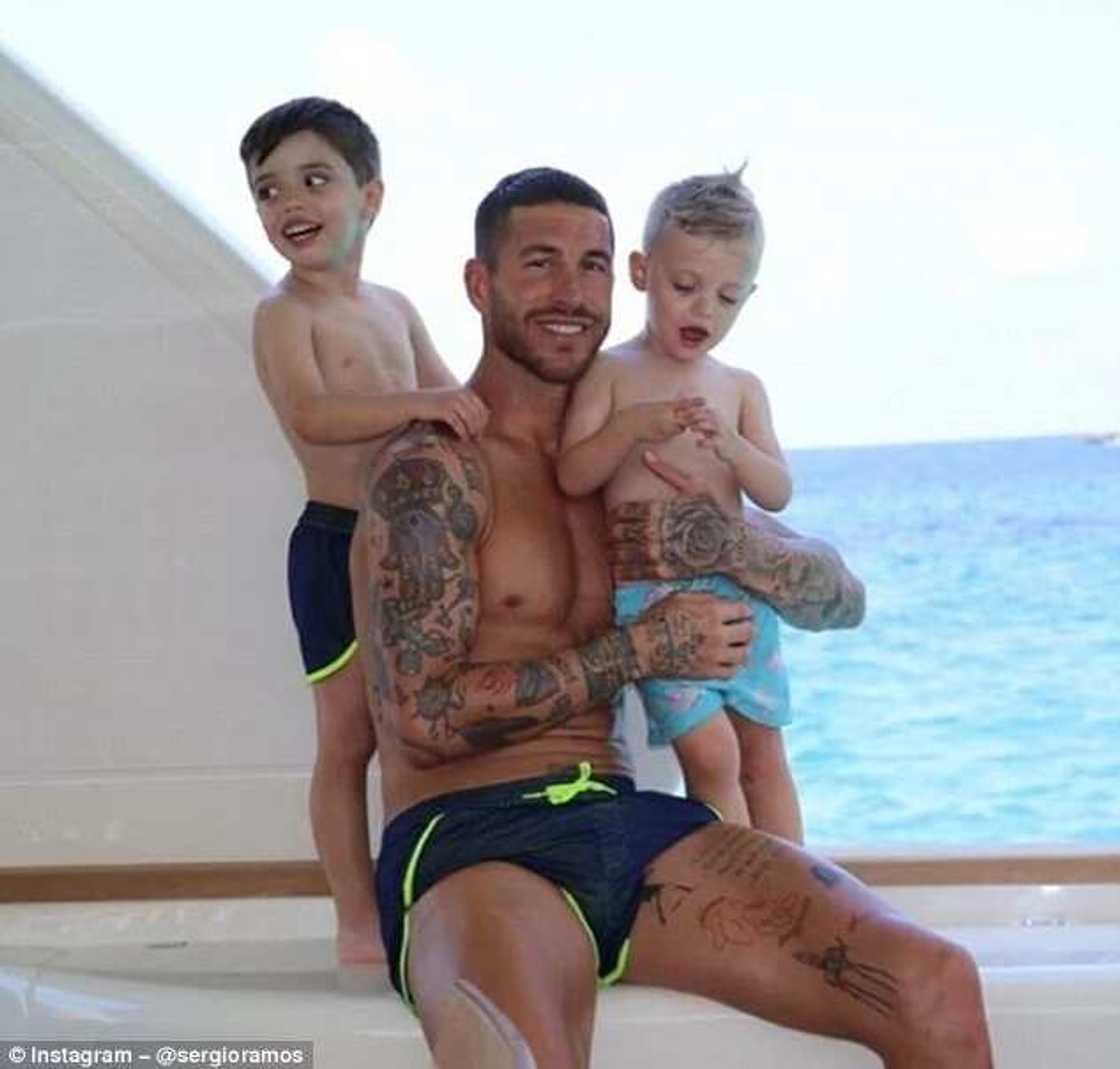 Sergio Ramos enjoys summer holiday with family after Russia 2018 disappointment Sergio Ramos enjoys summer holiday with family after Russia 2018 disappointment