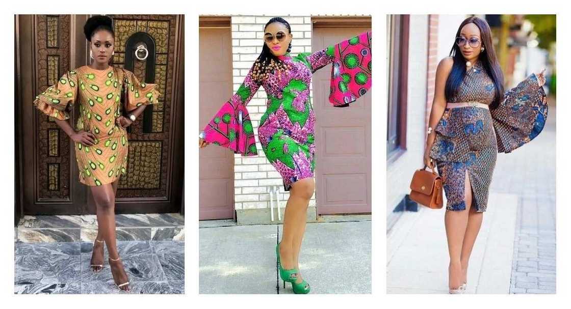 Ankara short pencil gown: best designs Ankara short pencil gown: best designs