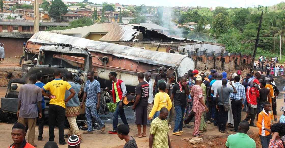 Yanzu-yanzu: Anyi wani mummunan hatsarin mota a babban titin Ibadan zuwa Legas