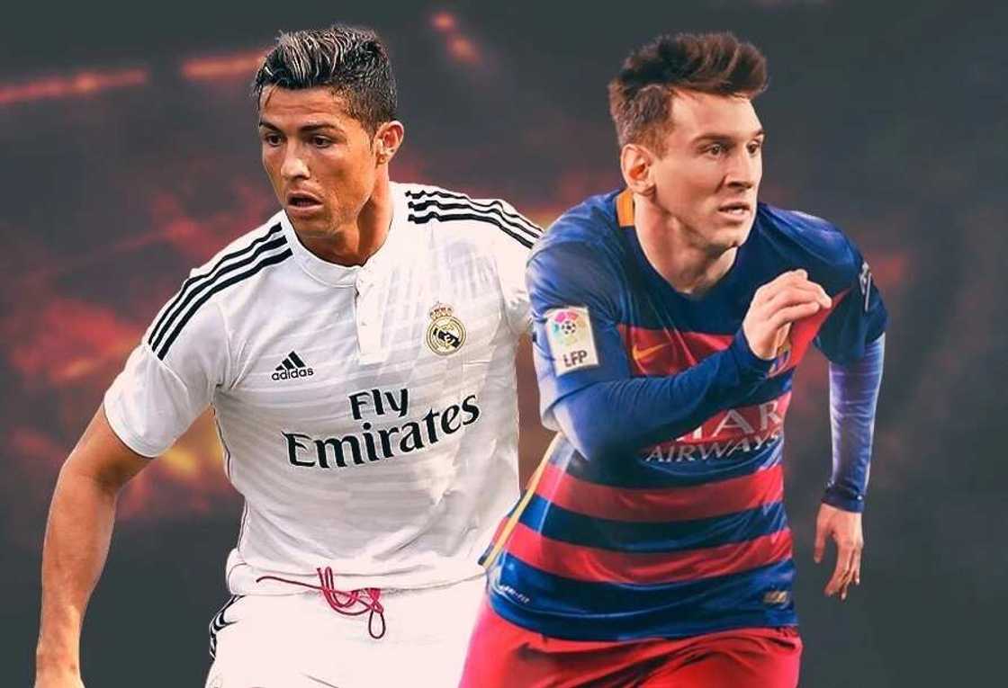 Lionel Messi and Cristiano Ronaldo