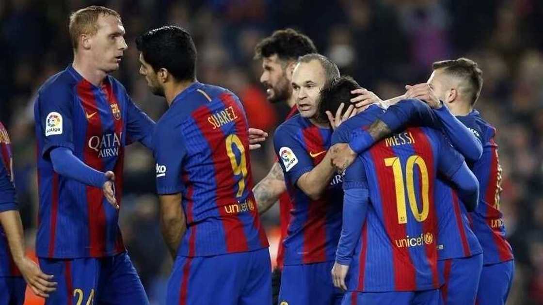 Barca come from two goals down to defeat Eibar on final day of the season Barca come from two goals down to defeat Eibar on final day of the season