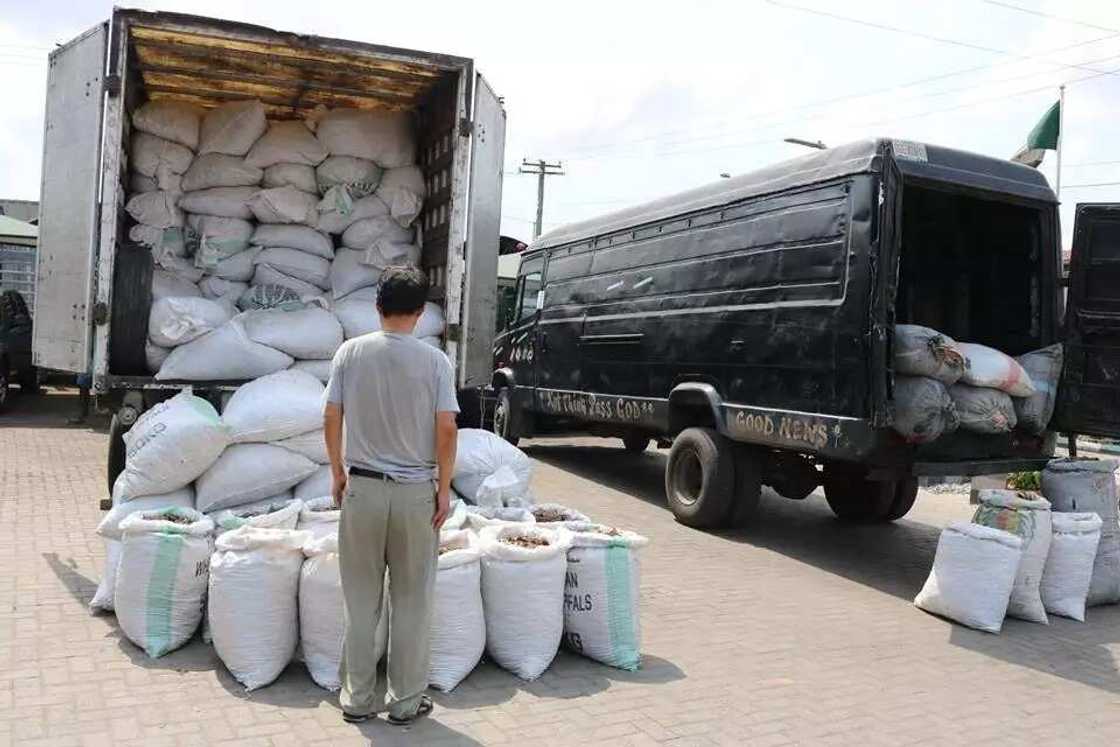 Hukumar Kwastan tayi wani wawan kamu yau a Legas Hukumar Kwastan tayi wani wawan kamu yau a Legas