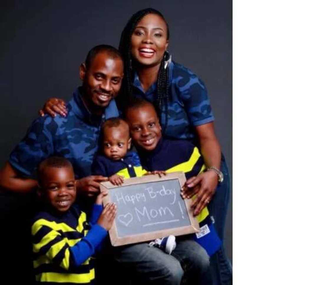 Mother of 3 boys gets a brand new car as she clocked 30 (photos)