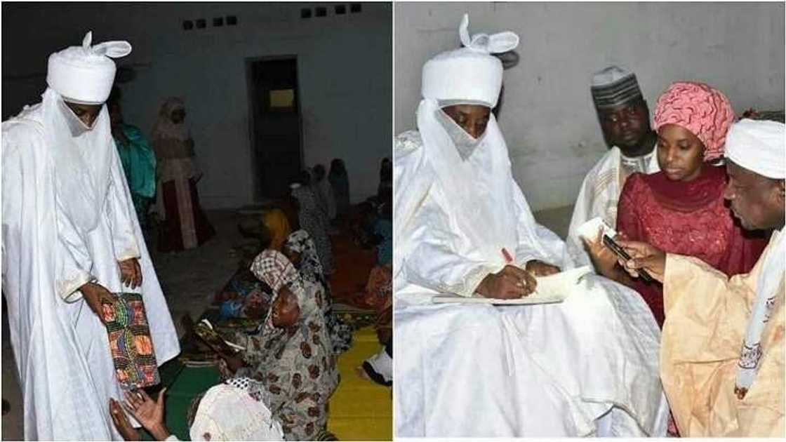 Mata masu yoyon fitsari sun samu tagomashi daga Sarki Muhammadu Sunusi II (Hotuna) Mata masu yoyon fitsari sun samu tagomashi daga Sarki Muhammadu Sunusi II (Hotuna)