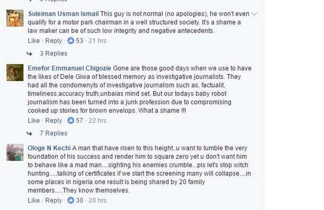 Not all Nigerians find Melaye's dressing to the Senate funny. Not all Nigerians find Melaye's dressing to the Senate funny.