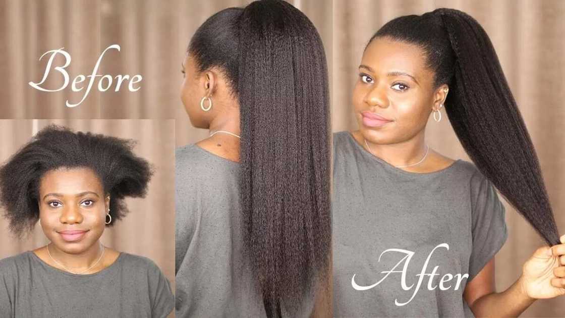 Ponytail extension Ponytail extension