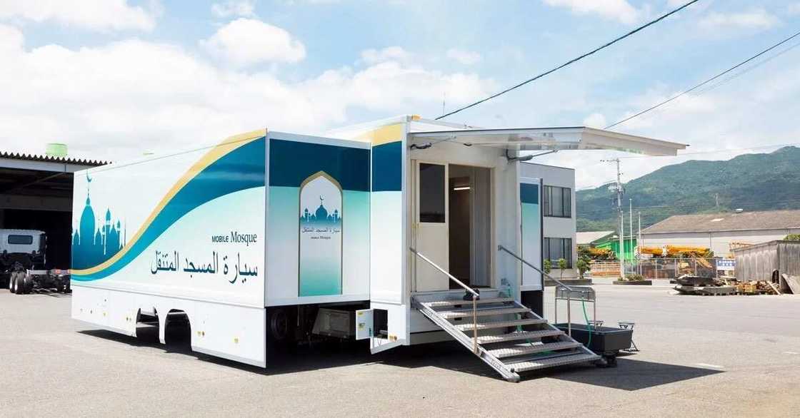 Mobile mosque built in Japan for 2020 Olympics (photo) Mobile mosque built in Japan for 2020 Olympics (photo)