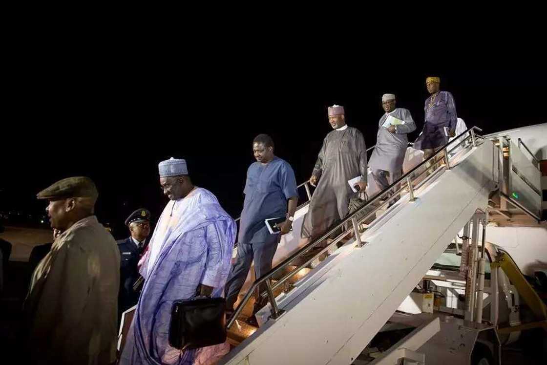 Buhari Arrives New York For UN General Assembly Buhari Arrives New York For UN General Assembly