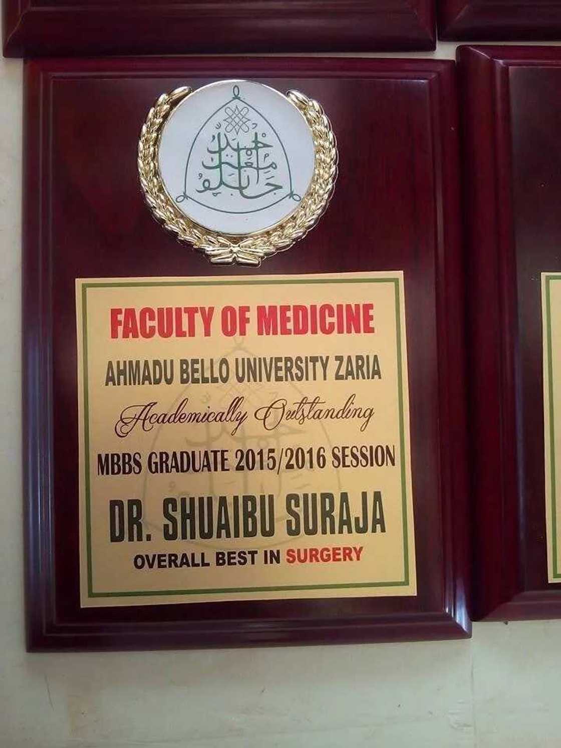 Meet Suraj Shuaibu, the best graduating student of Medicine from ABU Zaria