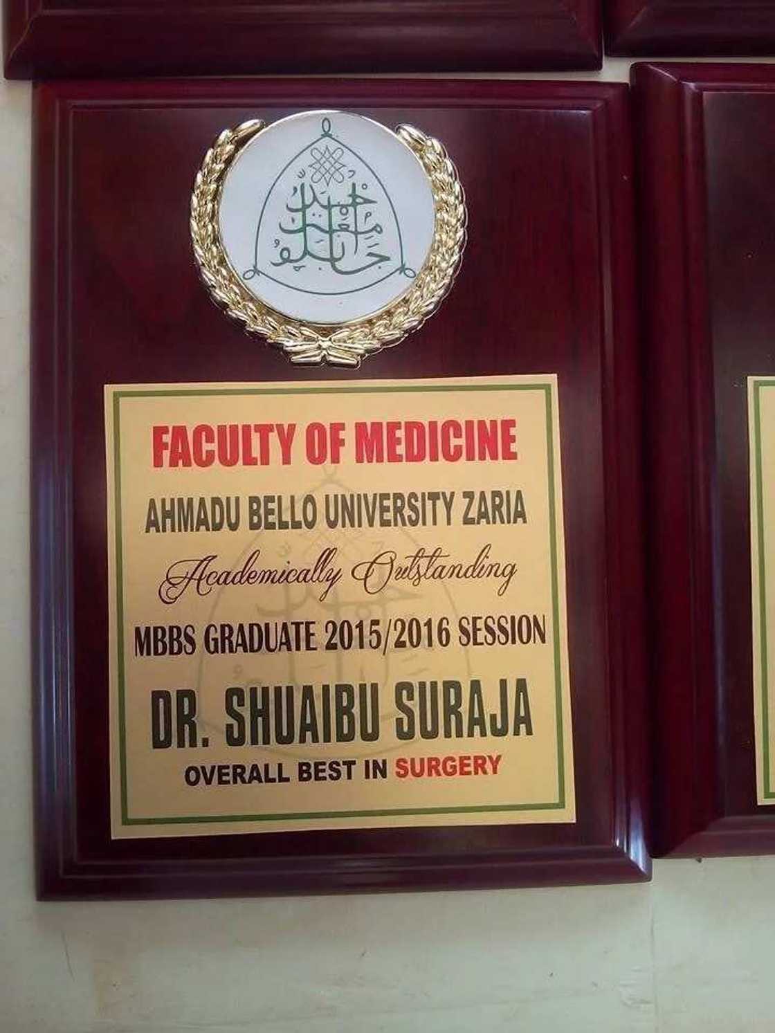 Meet Suraj Shuaibu, the best graduating student of Medicine from ABU Zaria Meet Suraj Shuaibu, the best graduating student of Medicine from ABU Zaria