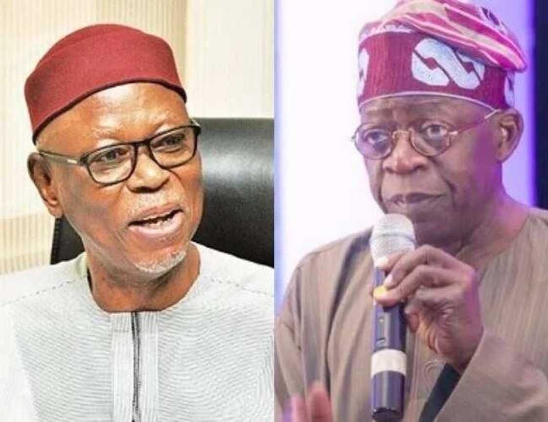 Tinubu ya bayar da sunayen 'yan takara 5 da zasu maye kujerar shugaban jam'iyyar APC Tinubu ya bayar da sunayen 'yan takara 5 da zasu maye kujerar shugaban jam'iyyar APC