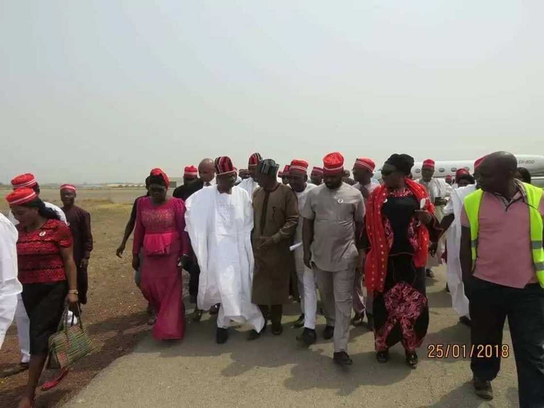 Sanata Kwankwaso ya ziyarci jihar Benue (hotuna)