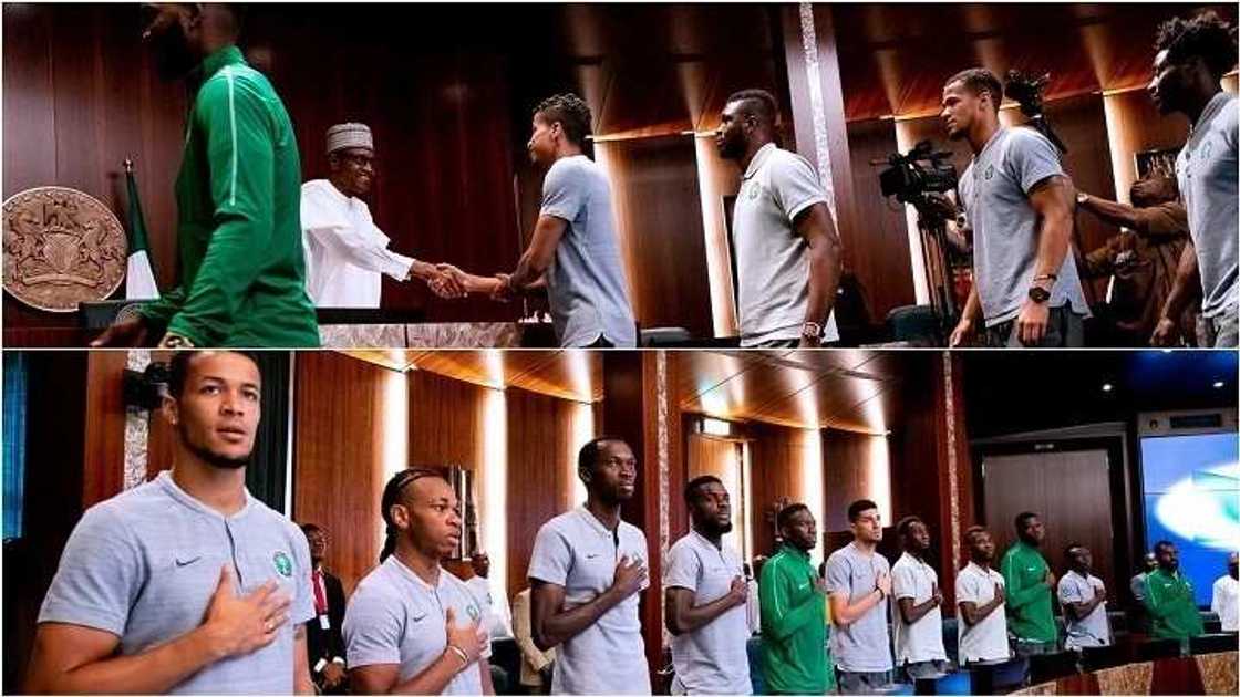Ku dauko mana kofin Duniya – Shugaba Buhari ga yan kwallon Super Eagles Ku dauko mana kofin Duniya – Shugaba Buhari ga yan kwallon Super Eagles