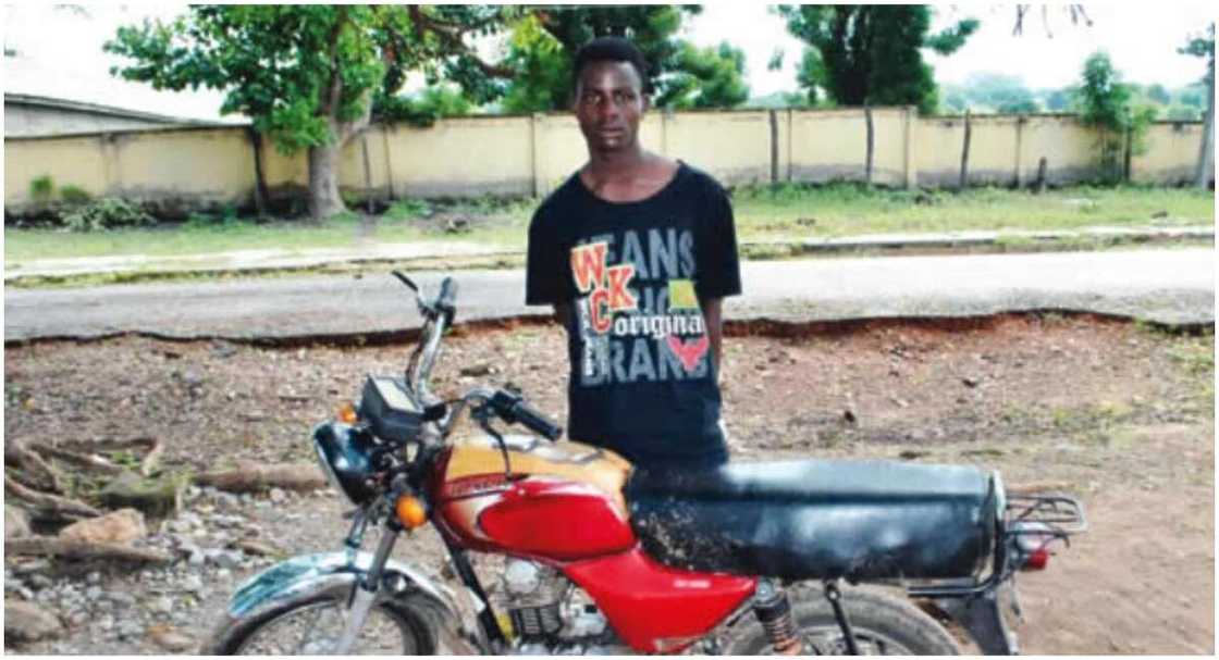 Na saci babur ne don kula da jin dadin budurwata – Mai laifi Na saci babur ne don kula da jin dadin budurwata – Mai laifi