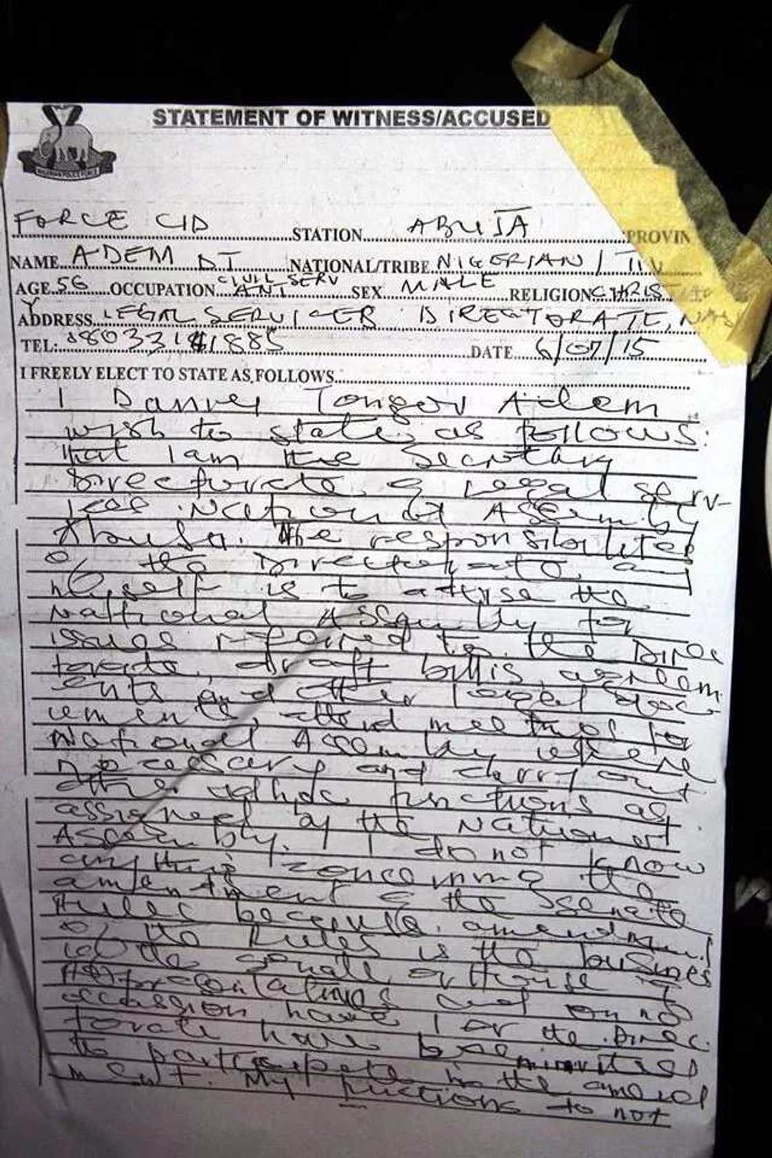 Saraki, Ekweremadu get served with charges for forgery Saraki, Ekweremadu get served with charges for forgery