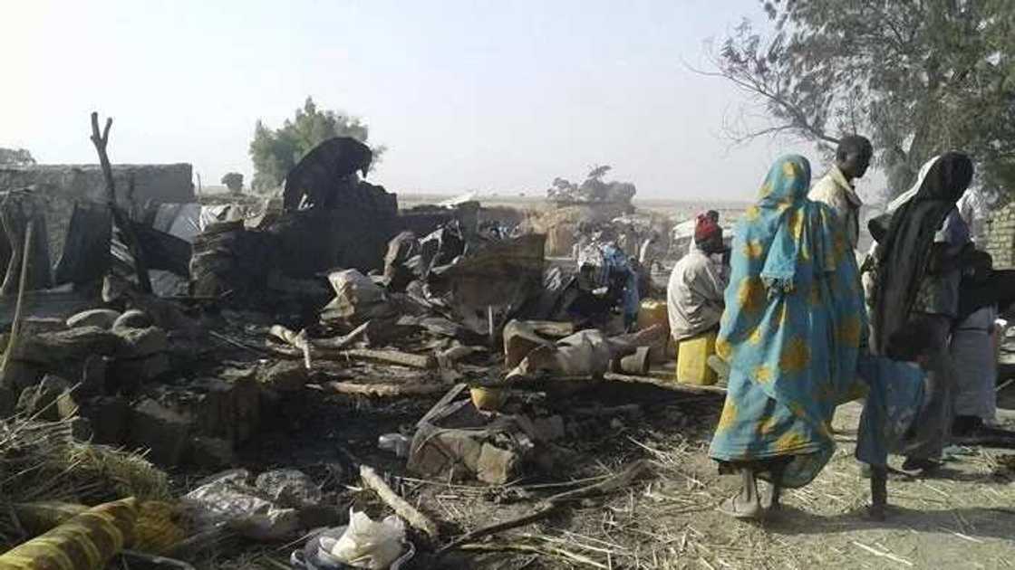 BREAKING: Military jet mistakenly drops bomb on IDP camp BREAKING: Military jet mistakenly drops bomb on IDP camp