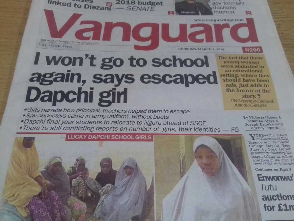Vanguard Newspaper Vanguard Newspaper
