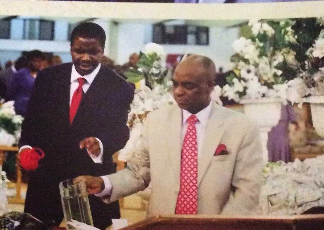 David Abioye and David Oyedepo vintage photos