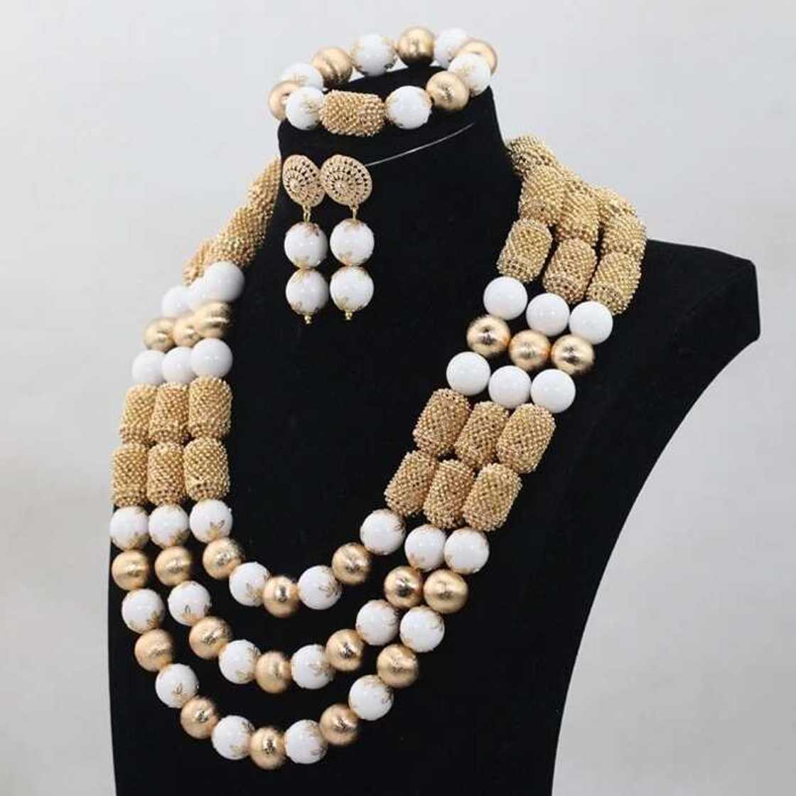 Festive beaded set Festive beaded set