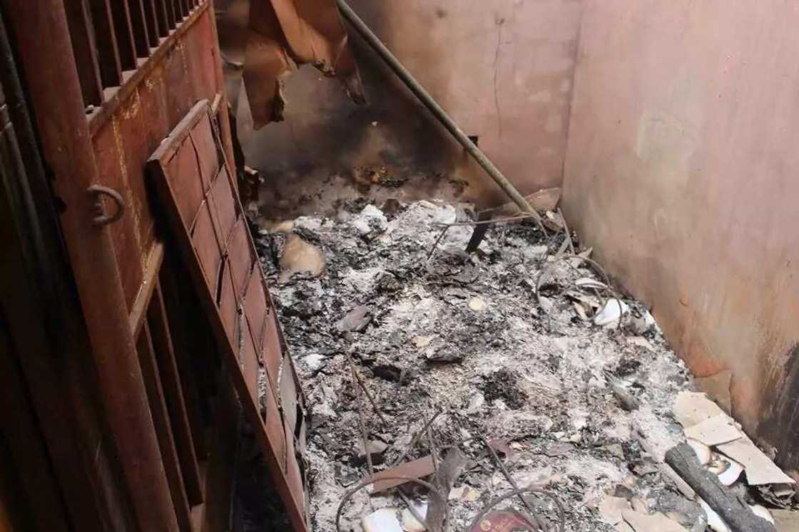Suspected cultists attack Muslim primary school in Akure, burn head mistress office (photos) Suspected cultists attack Muslim primary school in Akure, burn head mistress office (photos)