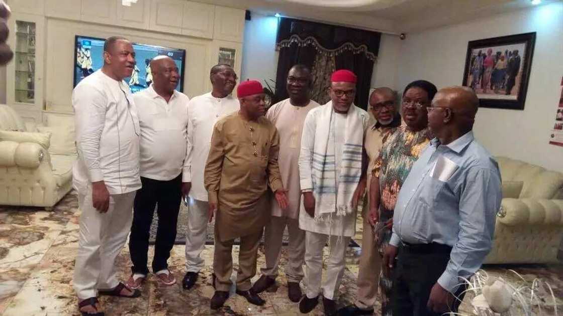 Nnamdi Kanu visits Ekweremadu, Abaraibe, others (photos)