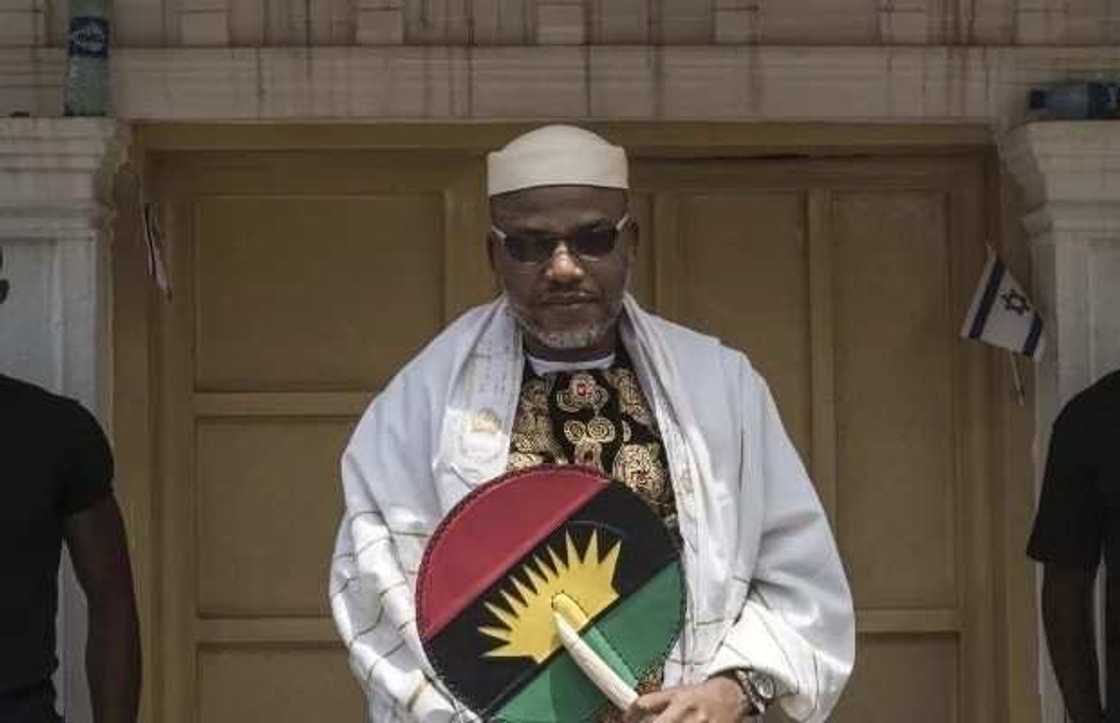 Shugaban kungiyar IPOB, Nnamdi Kanu