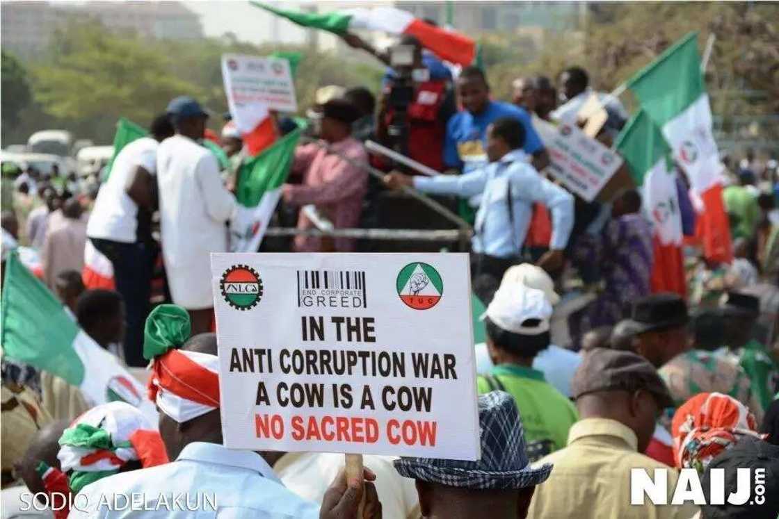 See How NLC protested against government in Abuja (photos) See How NLC protested against government in Abuja (photos)
