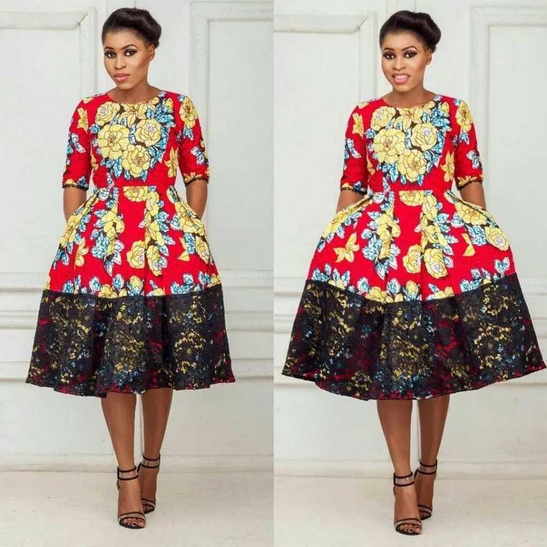 Ankara gown a la Dior