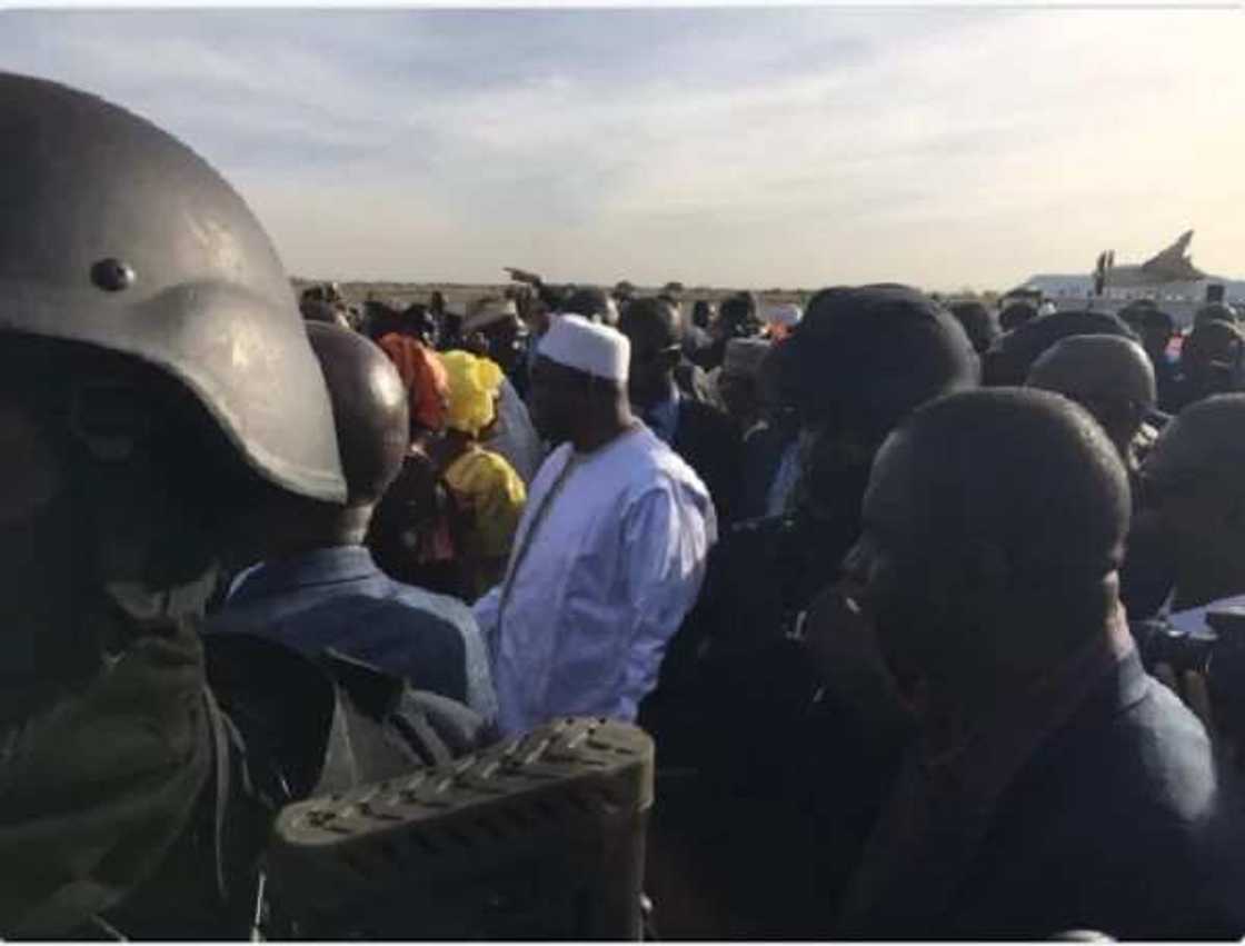 Photonews: See how President Barrow made his triumphant entry into Gambia (Photos)