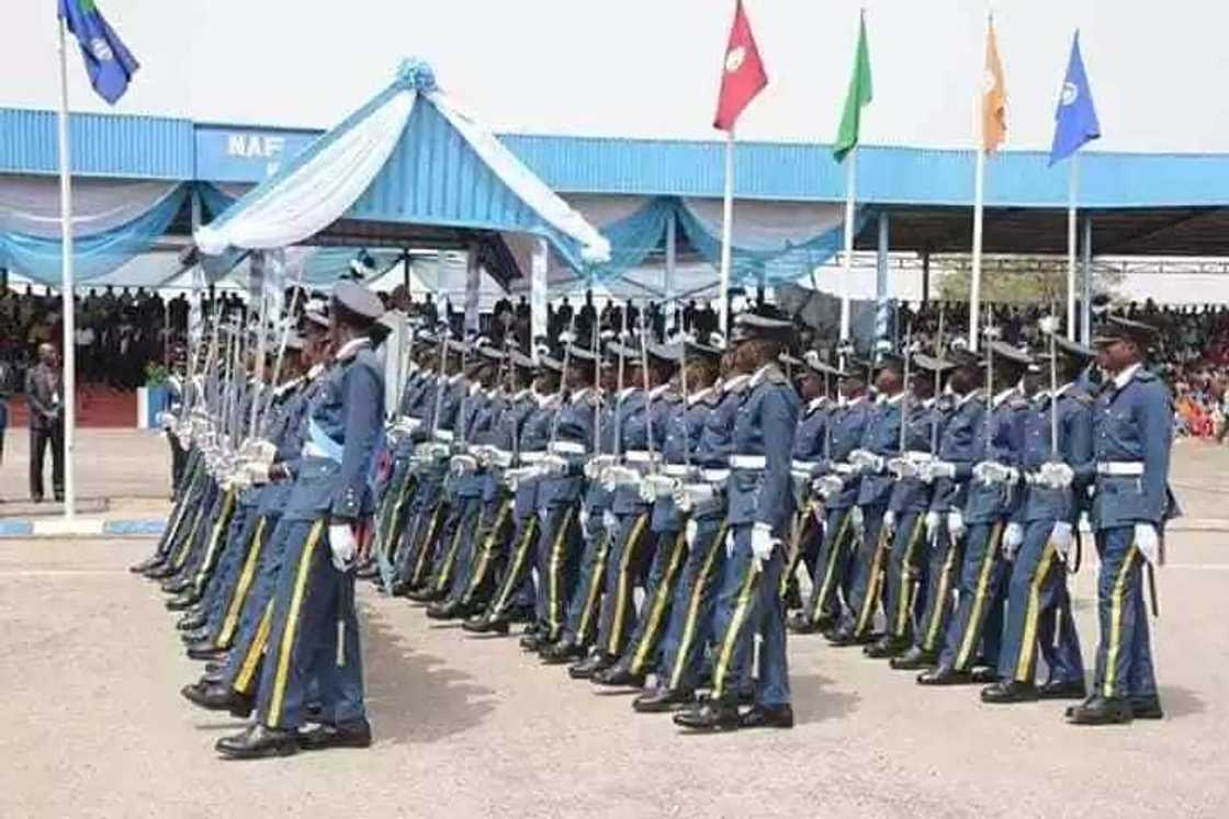 Hotunan Sabbin Dakarun Sojin Sama 195 da aka yaye a garin Kaduna