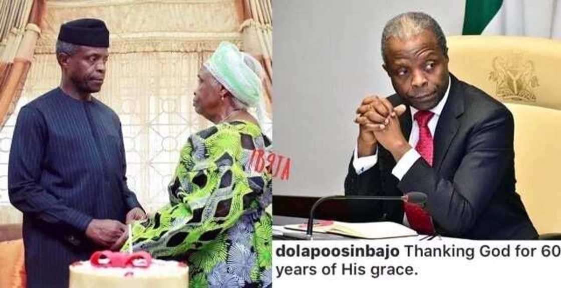 SEE Beautiful cake Osinbajo's mum gave him for his birthday (photo) SEE Beautiful cake Osinbajo's mum gave him for his birthday (photo)
