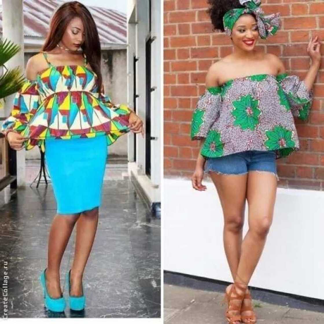 Ankara styles tops