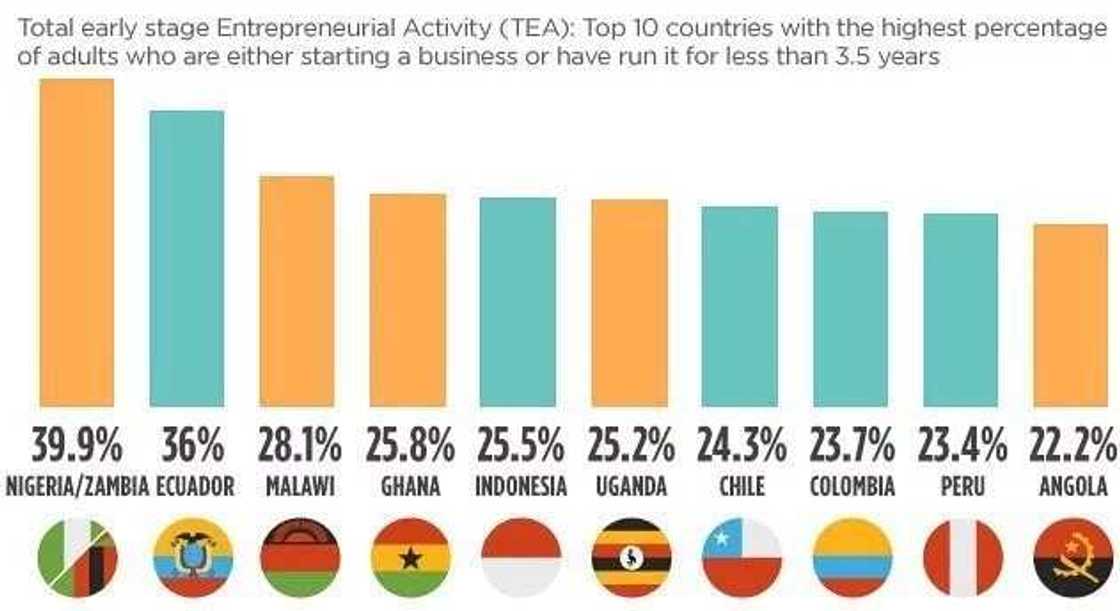 Nigeria is on the list of most fast business developing countries in Africa