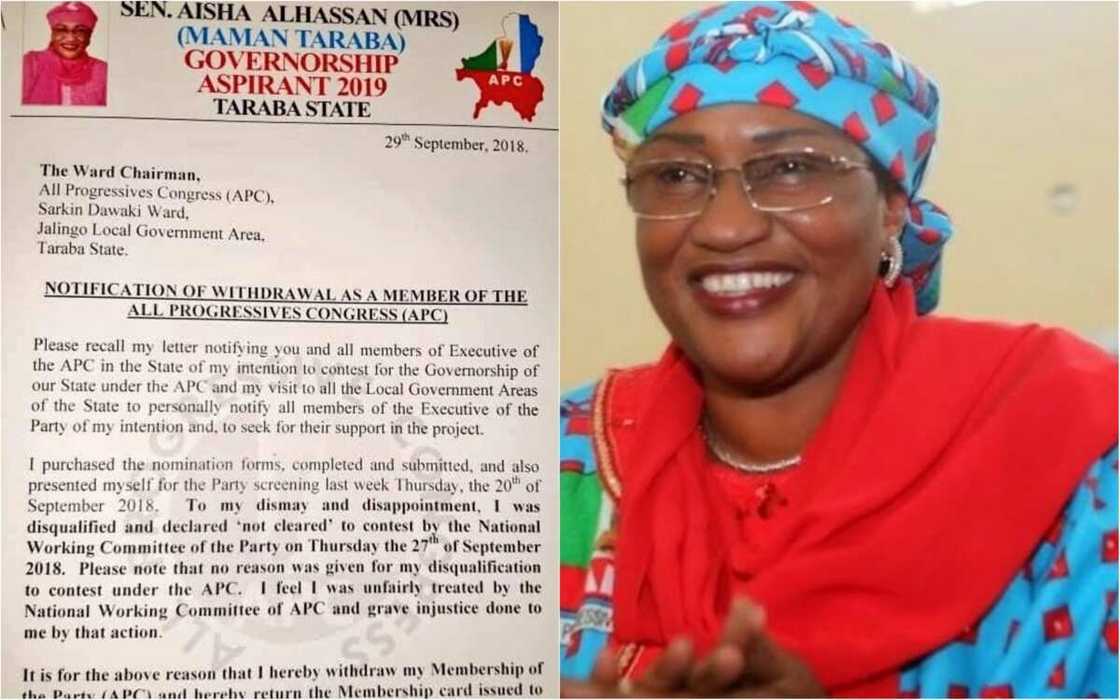 'Munafuncin dare' ya sa muka ware Mama Taraba daga takarar gwamna - Oshiomhole 'Munafuncin dare' ya sa muka ware Mama Taraba daga takarar gwamna - Oshiomhole