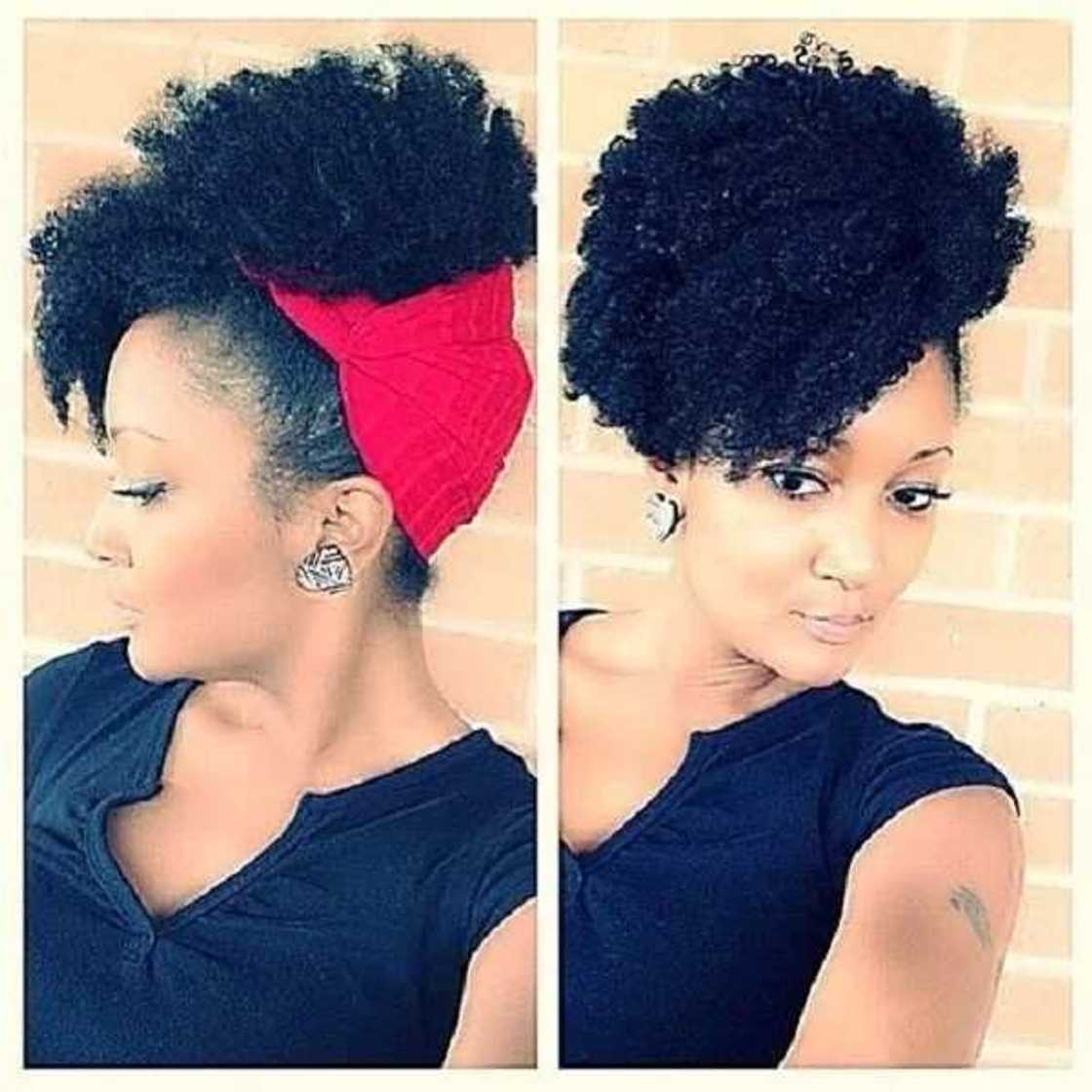 Natural hairstyles for medium length hair