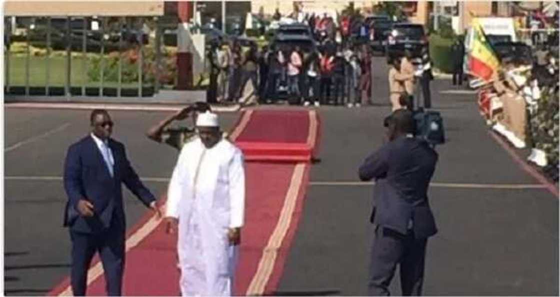 Photonews: See how President Barrow made his triumphant entry into Gambia (Photos)