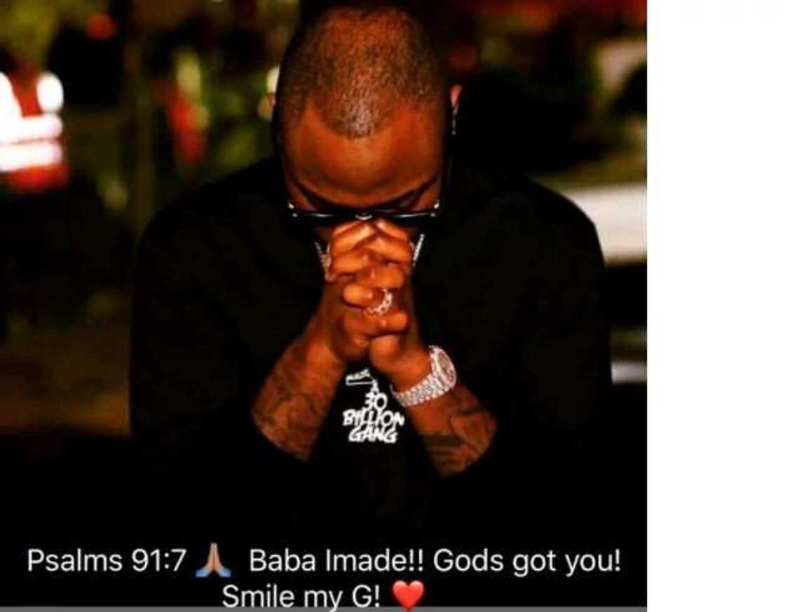 God's got you - Sophia Momodu comforts Davido after the funeral of one of his friends