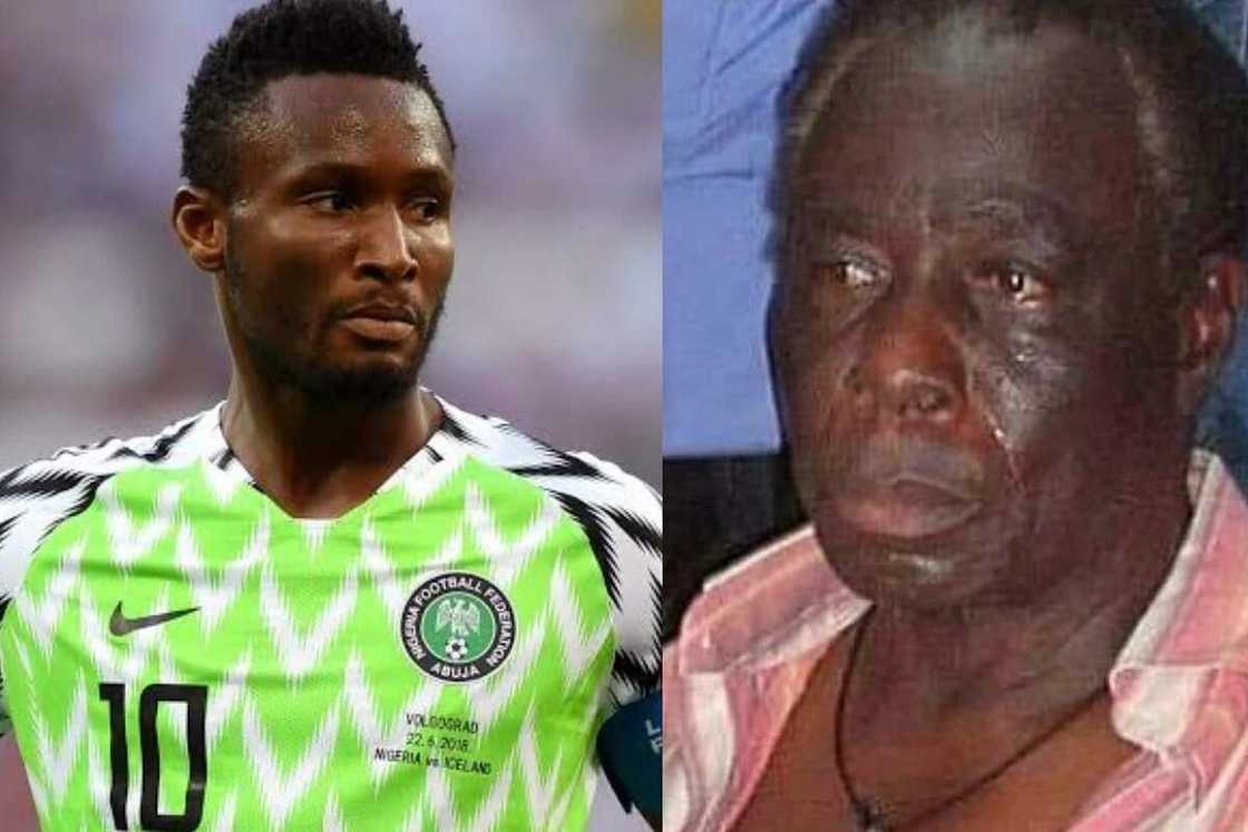 Mikel Obi and his father Michael Obi Mikel Obi and his father Michael Obi